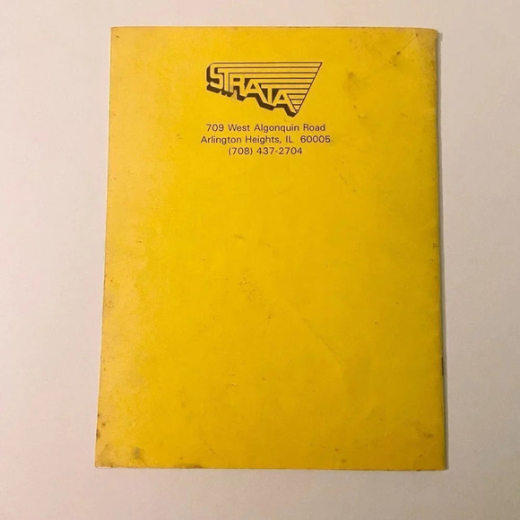 Vintage 1990 Hot Shots Tennis Strata Instruction Arcade Game Manual - Picture 16 of 16